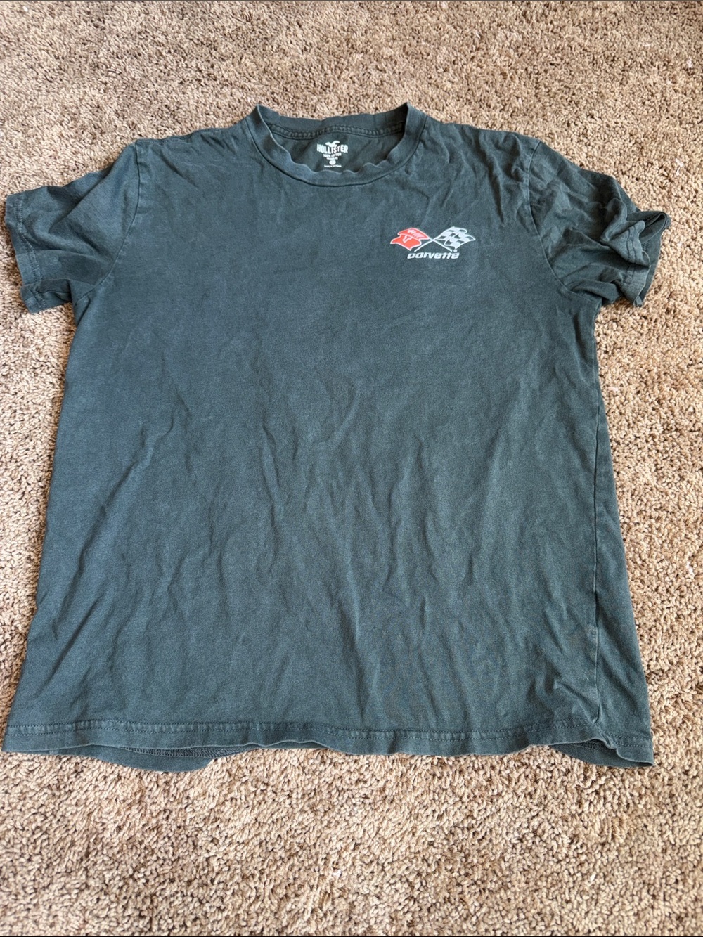 Hollister corvette grey tee shirt